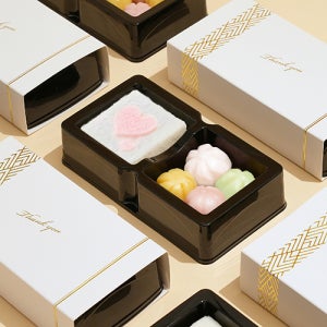 [패턴2구] 하트설기 패턴설기 첫돌패턴 백일패턴 꿀떡 답례떡 답례품 결혼 웨딩 돌 백일 조문 기업 행사 개업 이사