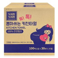 바리바리 톡톡 뽑아쓰는 키친타올 리필 3000매 100% 천연펄프 키친타월