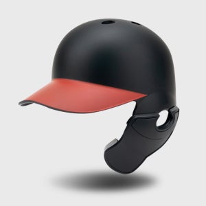 초경량 329g ANTIQUE 야구 검투사 헬멧 가벼운 타자 헬멧 무광 (블랙/레드)