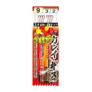백경 도다리 레드훅 3단채비 BK-369 도다리채비