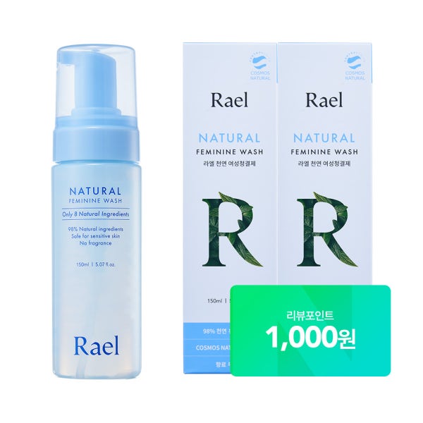 Rael 라엘 8가지 천연 유래 전성분 천연 여성청결제