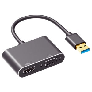 셀인스텍 SELLINS UH02 디스플레이확장 USB3.0 TO HDMI+VGA