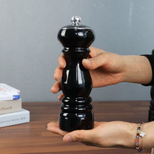 푸조파리 아이콘 페퍼밀 블랙락커 22cm 통후추 그라인더