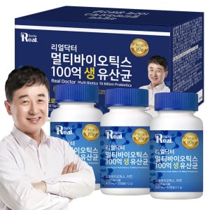 리얼닥터 100억 생유산균 멀티바이오틱스 포스트바이오틱스 비피더스균 30캡슐, 3개