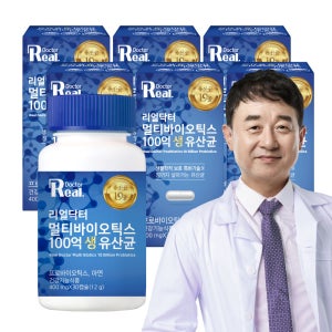 리얼닥터 100억 생유산균 멀티바이오틱스 포스트바이오틱스 비피더스균 30캡슐, 6개