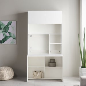 E0자재 학생 책상세트 1000x600x2000mm, 화이트 (DK9902)