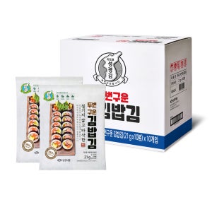[성경김본사] 두번구운 김밥김(10매) 21g, 100개