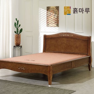 흙마루 안방용 온열침대 퀸 좌우분리 황토볼 Q1003W