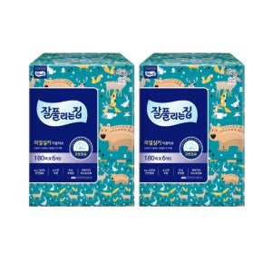 미래생활 잘풀리는집 리얼실키 미용티슈 180매 6개x2팩 각티슈