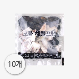 오지상구루메 모듬해물 400g x 10개 해물탕 해물라면 간편식