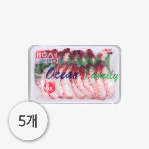 오지상구루메 손질된 문어 슬라이스 120g x 5개 문어초회