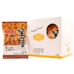 머거본 꿀땅콩 40g 96봉 1박스