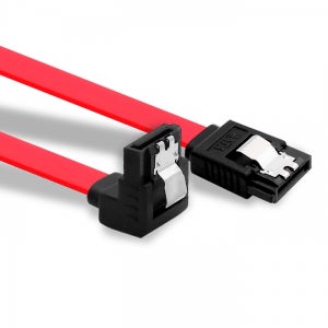 케이블메이트 SATA3 6G ㄱ자형 락 랫치 플랫 케이블 0.5m, 1개