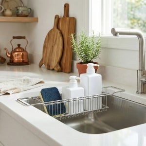 아이넥스 누에보 슬라이딩 세제선반 싱크대정리 수세미선반 싱크대수납 거치대