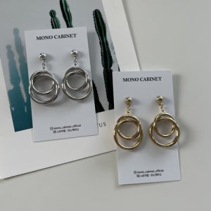 [ 자석귀찌 ] 베를린 투링 귀걸이 - 협찬 우아한 제국 한지완 착용