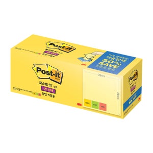 3M 포스트잇 대용량팩 팝업 리필용 SSN KR330-20A