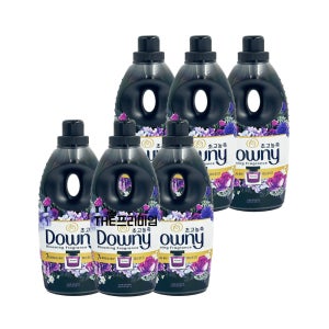 다우니 초고농축 섬유유연제 미스티크 생화향기 1L 6개