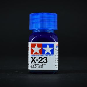 타미야 80023 도료 에나멜 컬러 X-23 클리어 블루 X-23 Clear Blue