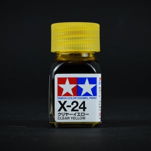 타미야 80024 도료 에나멜 컬러 X-24 클리어 옐로우 X-24 CLEAR YELLOW