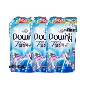 다우니 초고농축 섬유유연제 레몬그라스와라일락 대용량 리필 1.6Lx3개