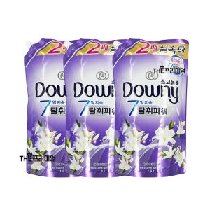 다우니 초고농축 섬유유연제 화이트티와릴리 대용량 리필 1.6Lx3개