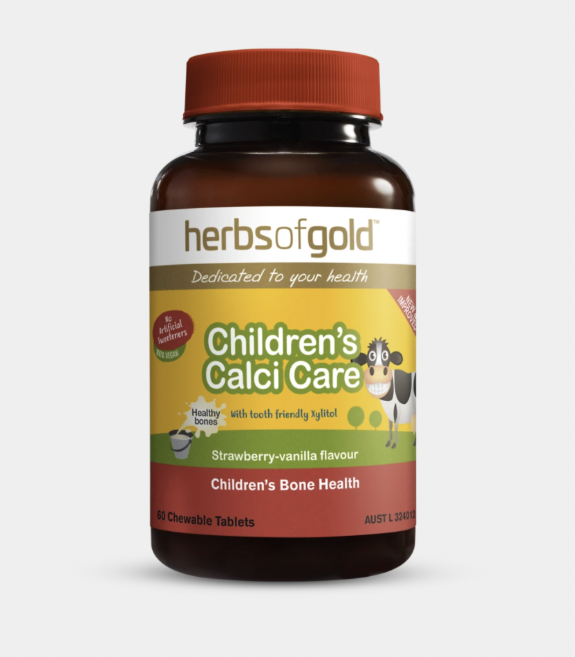 [호주 허브스오브 골드] 어린이 칼시케어 비타민D, <b>칼슘</b> 함유
