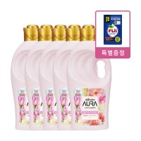 AURA 섬유유연제 윌유메리미 1L 5개+Fiji 3x 파워젤용 세탁조 클리너 100g