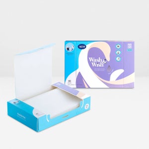 워시앤위시 드라이시트 건조기섬유유연제 건조기시트 딥코튼향 딥콘튼블러썸, 40매, 1개