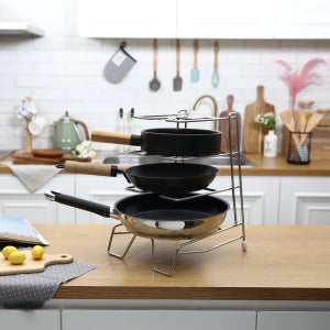 아이넥스 솔리드 프라이팬 정리대 프라이팬거치대 후라이팬정리대 후라이팬거치대