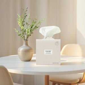 다그루 친환경 갑티슈, 1각 250매 (18각), 각티슈 미용티슈 휴지, 천연펄프 먼지없는 부드러운 115mmx115mmx115mm