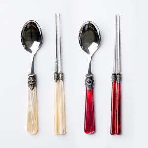 EME 이엠이 나폴레옹 디너 한식 2인조 수저세트 디너스푼2 젓가락2개세트