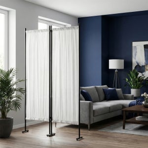 이동식 파티션 접이식 패브릭 공간분리 가림막 가리개 칸막이 가벽 2단