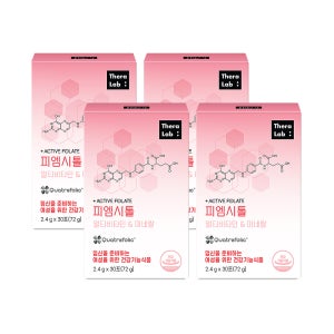 테라랩 피엠시톨 활성엽산 건강기능식품 4세트