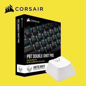 [국내정발] 커세어 PBT PRO 이중사출 키캡 한글판 화이트