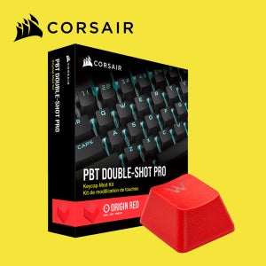 [국내정발] 커세어 PBT PRO 이중사출 키캡 한글판 레드