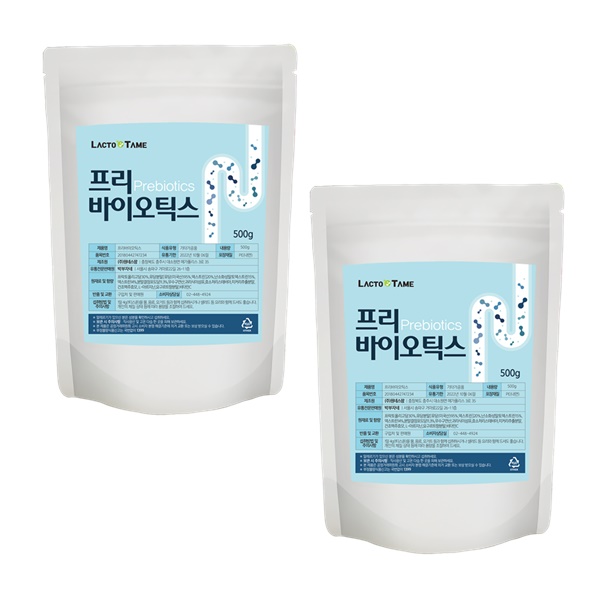 락토테미 프리바이오틱스 분말가루 유산균 먹이 대용량 <b>프락토올리고당</b> 500g 2팩 해썹제조
