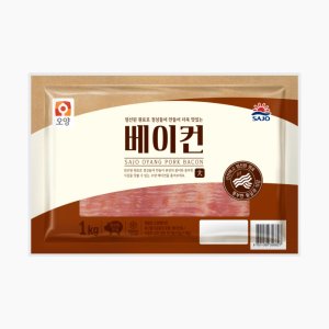 사조오양 베이컨 1kg 냉동 베이컨