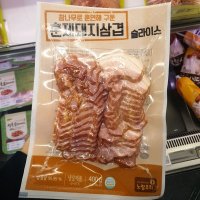 노랑오리 훈제 돼지 삼겹살 슬라이스 400g