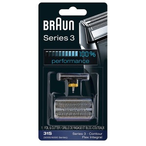 브라운 시리즈3 31S 전기 면도기 리필 헤드 1개 Braun Series 3 31S Foil & Cutter Replacement Head