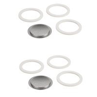 비알레띠 모카포트 6컵 3가스켓 + 1필터 2세트 Bialetti Stainless Steel Gasket Filter Plate Replacement