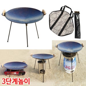 캠핑 그리들 무쇠 주물 조선그리들 팬 솥뚜껑불판