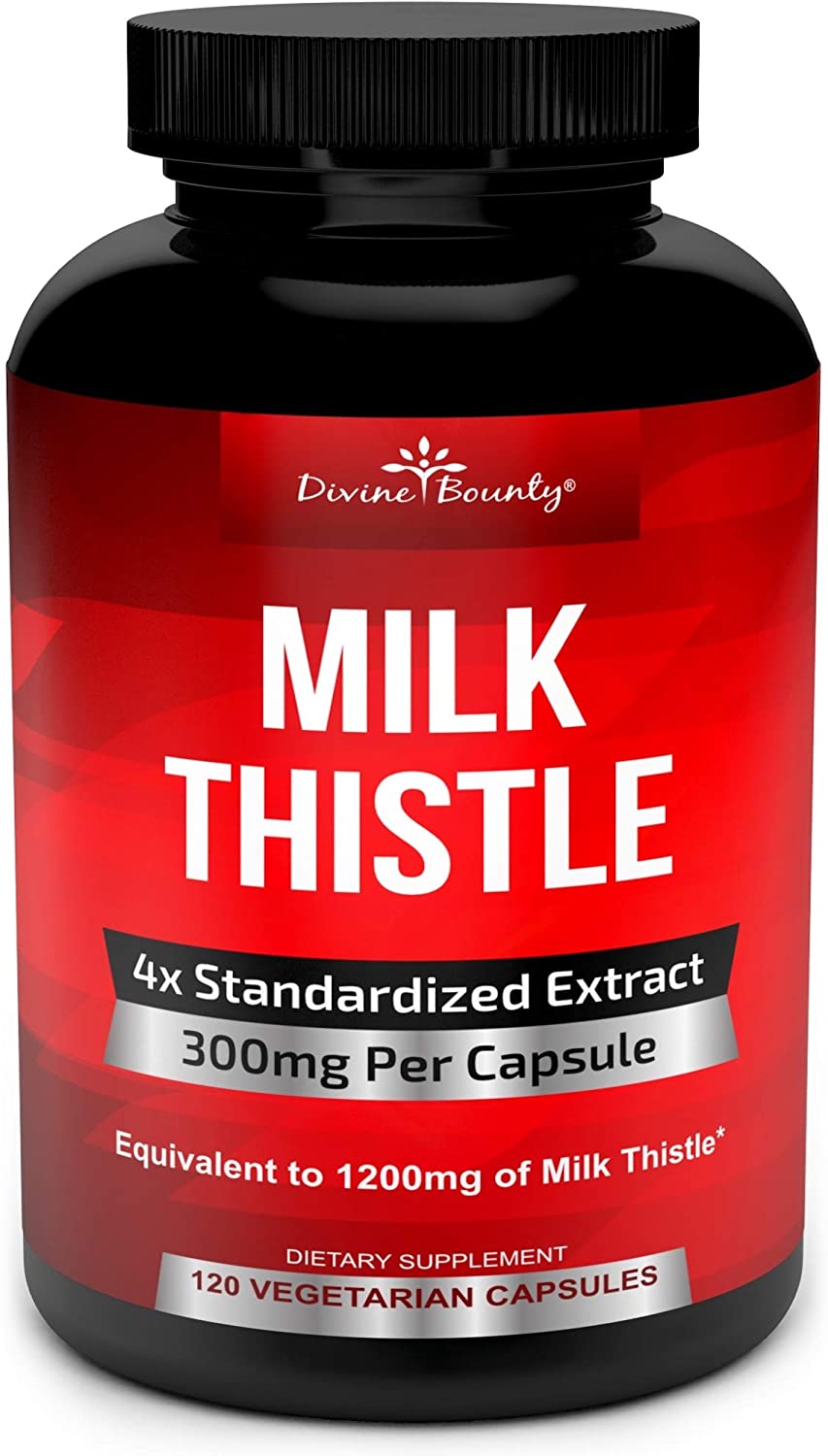 <b>밀크시슬</b> Pure <b>Milk Thistle</b> Capsules Supplement 120 Vegetarian