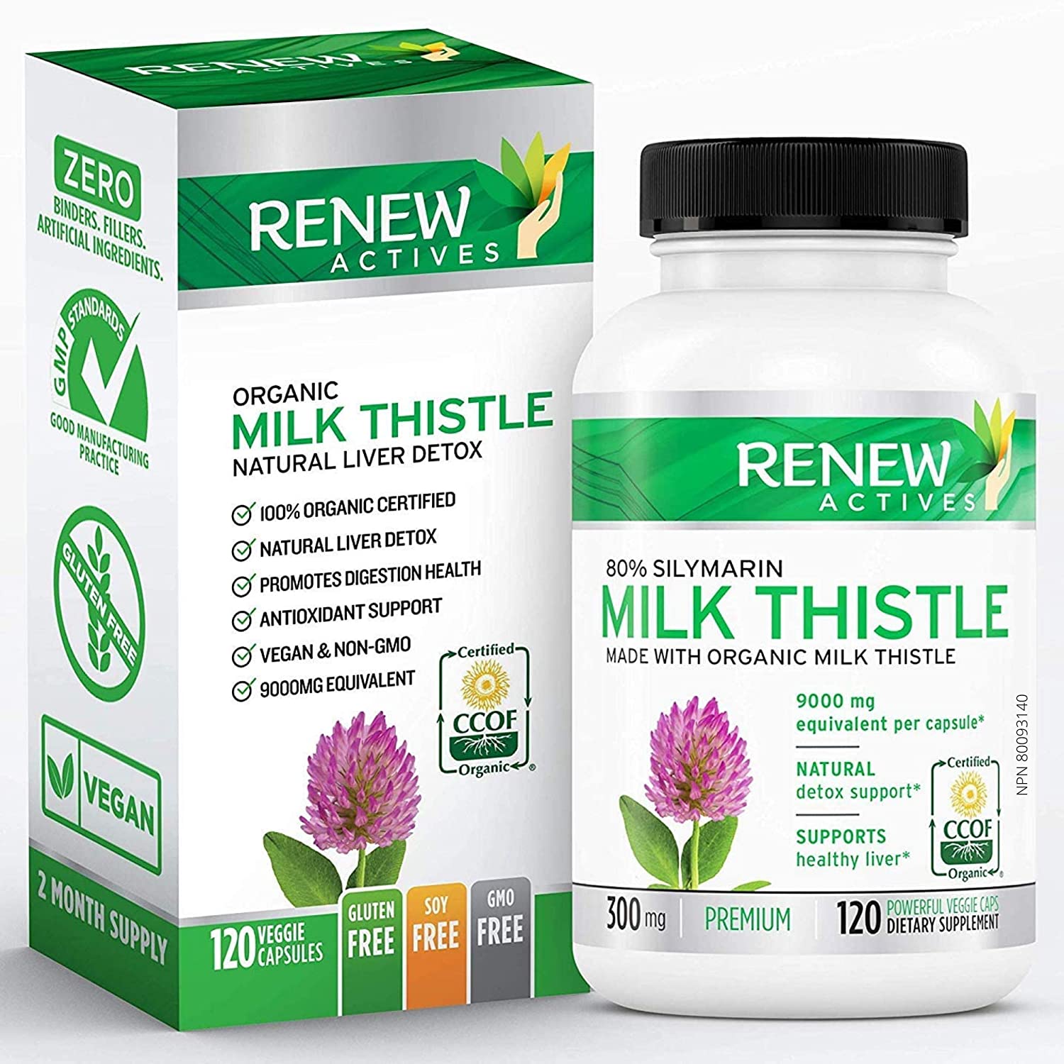 <b>밀크시슬</b> Renew Actives <b>Milk Thistle</b> Capsules: 300mg 120 Ve