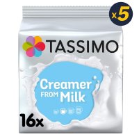 Tassimo Creamer Milk 타시모 크리머 밀크 캡슐 16개입 5팩