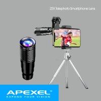 APEXEL 에이펙셀 22배율 HD 스마트폰 망원렌즈