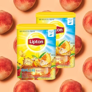 립톤 아이스티 복숭아 907g 6개 복숭아티 에이드 피치 파우더 가루 잘녹는