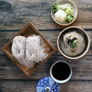 다마시이 생 메밀소바 1.5kg - 프리미엄 메밀생면 자루소바 냉소바 판모밀