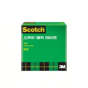 3M 스카치 매직 테이프 3인치 코어 810R 리필 테이프 12mm x 20m/18mm x 20m/24mm x 20m/12mm x 65m