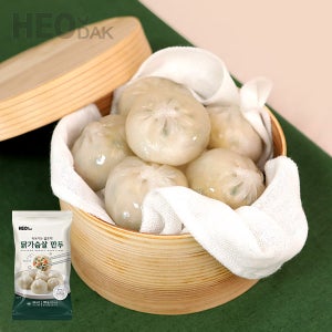 허닭 속보이는 얇은피 닭가슴살 만두 180g 20팩