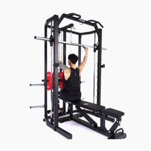 멀티 스미스랙 원판형 렛타워포함 I 스미스머신 스쿼트랙 파워랙